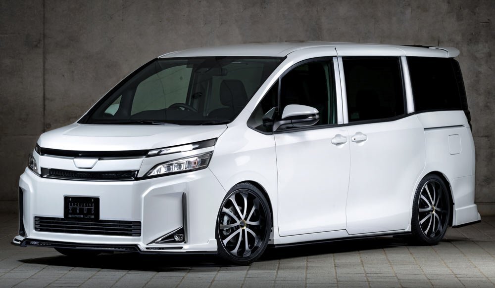 M\'z SPEED 4点キット 未塗装 FRP ヴォクシー ZWR80G H29.8～R2.3 ハイブリッドV/X MC後