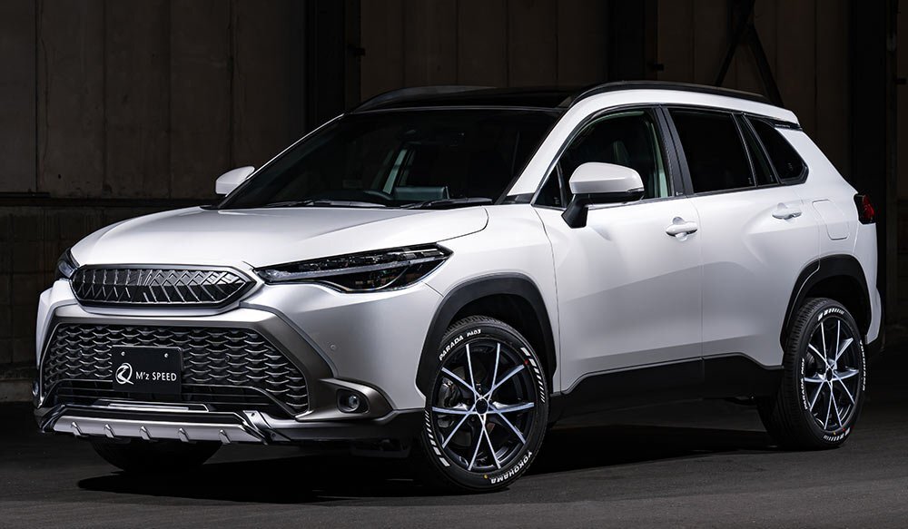 M\'z SPEED 3点キット つや消しブラック AES カローラクロス ZSG10 ZVG11 ZVG13 ZVG15 ZVG16 R3.9～