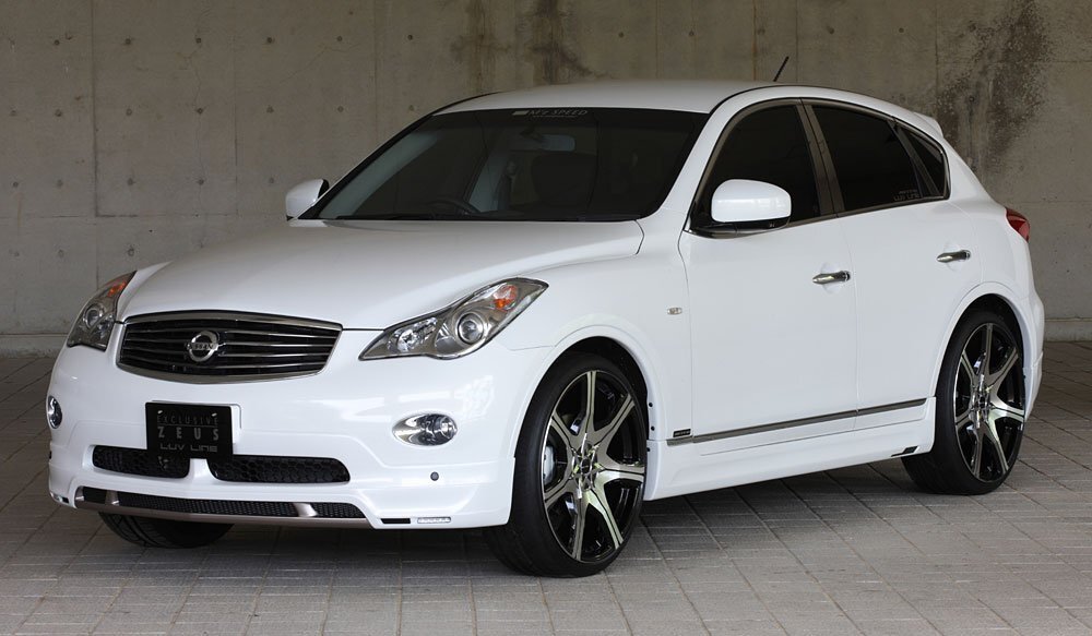 M\'z SPEED 4点キット 未塗装 FRP スカイラインクロスオーバー J50 NJ50 H21.7～ エアロパッケージ付車除く