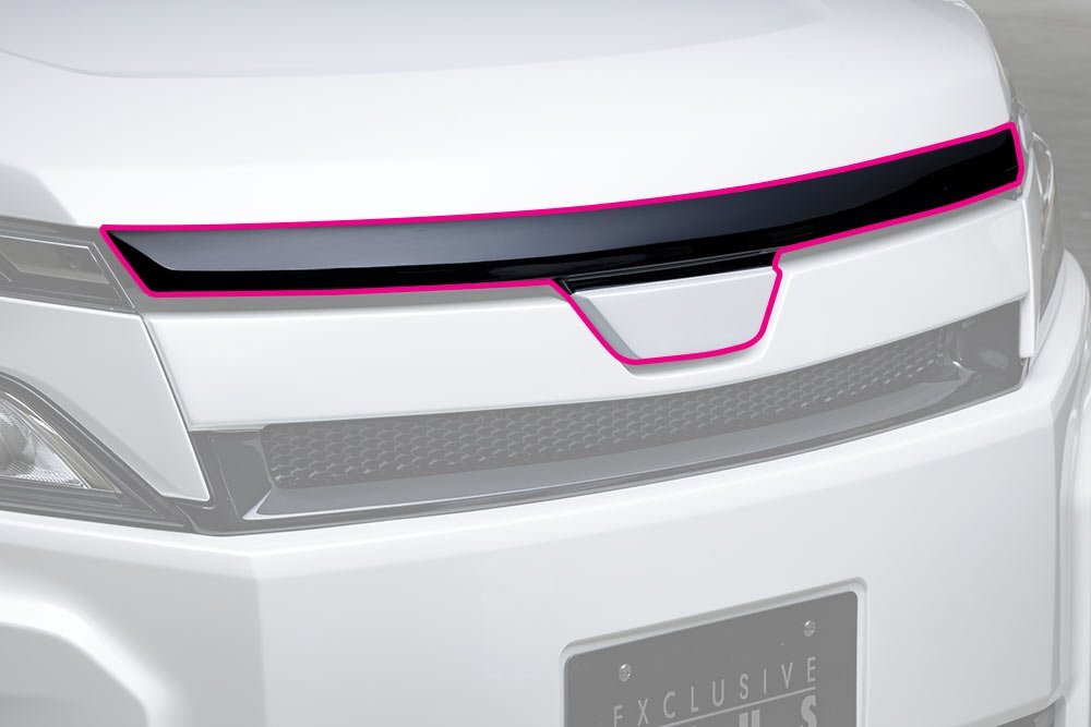 M\'z SPEED フードトップモール 未塗装 FRP ヴォクシー ZWR80G H29.8～R2.3 ハイブリッドV/X MC後