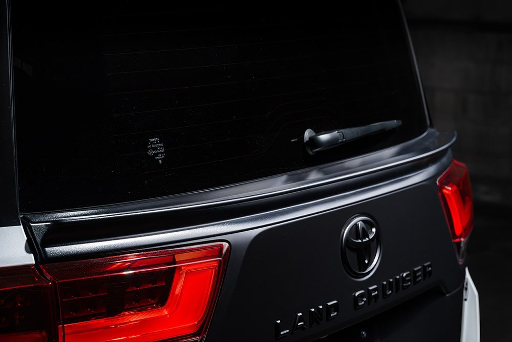 M\'z SPEED リアゲートスポイラー 未塗装 ABS ランドクルーザー VJA300W FJA300W R3.8～