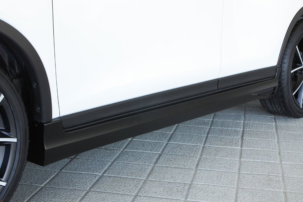 M\'z SPEED サイドステップ 未塗装 FRP エクストレイル HNT32 HT32 NT32 T32 H25.12～H29.5 20X/20S/ハイブリッド MC前