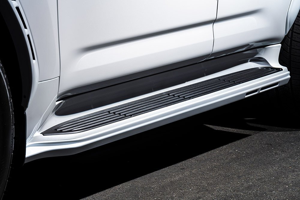 M\'z SPEED サイドステップ つや消しブラック AES ランドクルーザー VJA300W FJA300W R3.8～ ZX