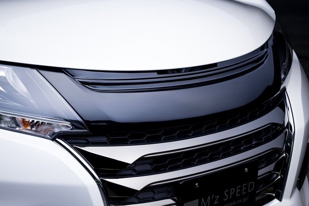 M\'z SPEED フロントグリル 未塗装 ABS オデッセイハイブリッド RC4 H29.11～R2.10 アブソルート MC後
