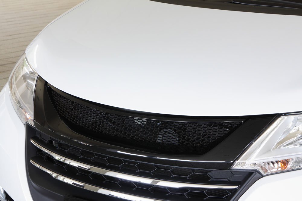 M\'z SPEED フロントグリル ブラック(NH731P) FRP オデッセイ RC1 RC2 H25.11～H29.10 G他 ホンダセンシング/ACC/CMBS除 カメラ付除