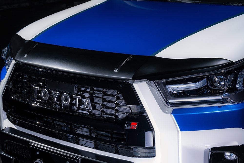 M\'z SPEED ボンネットプロテクター つや消しブラック AES ハイラックス GUN125 R3.10～ GRスポーツ