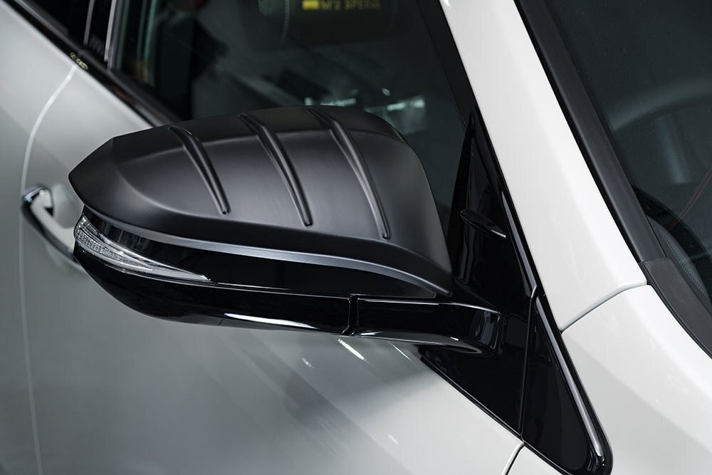 M\'z SPEED ドアミラーカバー 未塗装 ABS ヴォクシー ZRR80W ZRR85W H26.1～H29.7 ZS MC前