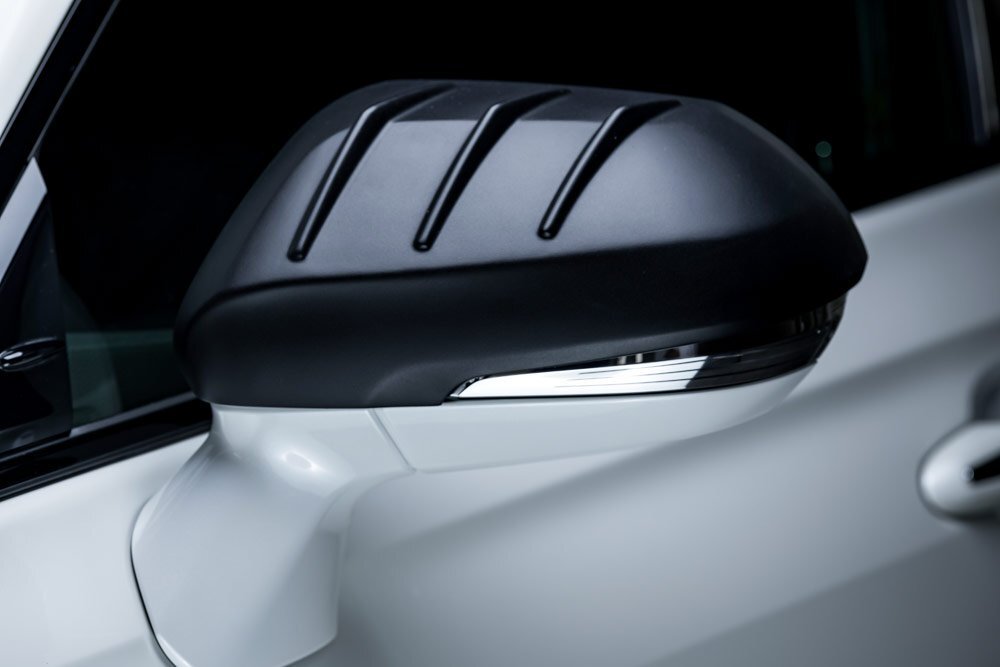 M\'z SPEED ドアミラーカバー マットブラック 3Dプリンター出力 樹脂粉末焼結品 クラウン ARS220 H30.6～R4.8 RS