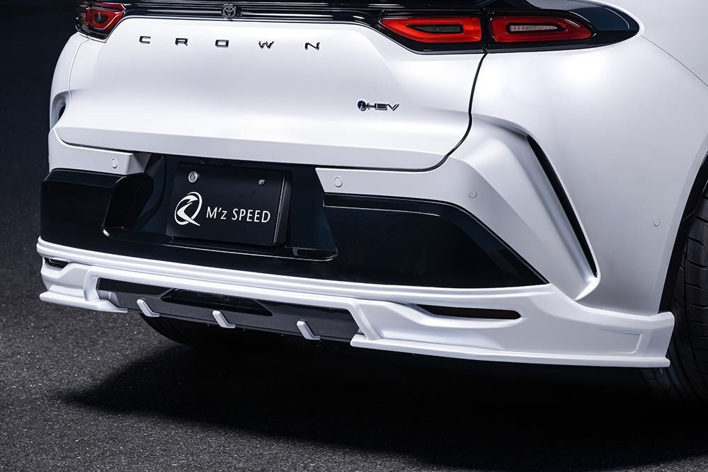 M\'z SPEED リアアンダースポイラー ピアノブラック ABS(表面アクリル) クラウンスポーツ AZSH36W AZSH37W R5.11～ RS/Z