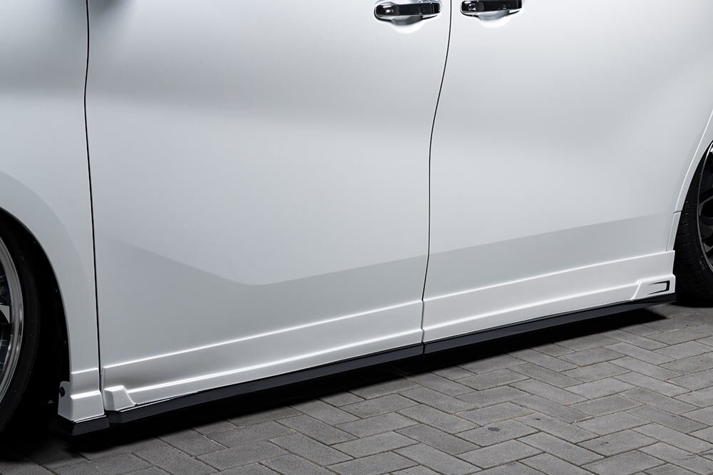 M\'z SPEED サイドステップ ブラック (202) ABS アルファードハイブリッド AYH30W H30.1～R5.5 SR/S MC後