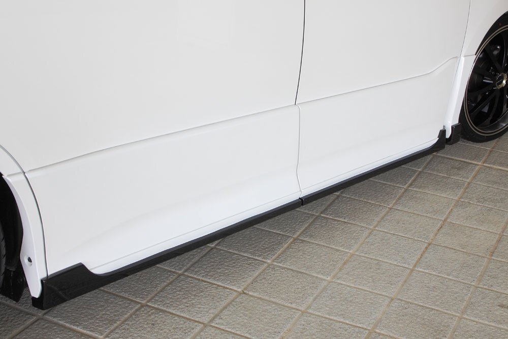 M\'z SPEED サイドステップ ブラック (202) FRP ノア ZWR80W H28.1～H29.7 ハイブリッドSi MC前