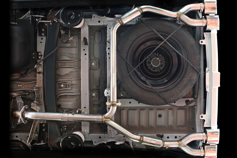 M\'z SPEED エキゾーストシステム 左右4本出し (MZ41) ヴェルファイアハイブリッド DAA-ATH20W H23.11～H26.12 2AZ-2JM-2FM ZR MC後