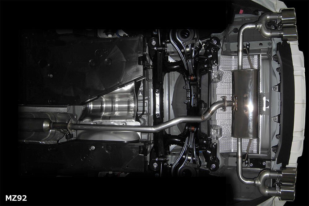 M\'z SPEED エキゾーストシステム 左右4本出し (MZ92) チタン ハリアー 6BA-MXUA80 6BA-MXUA85 R2.6～ M20A-FKS