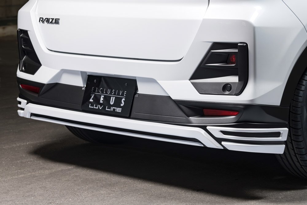 M\'z SPEED リアアンダースポイラー ブラックマイカメタリック (X07) ABS ライズ A200A R1.11～