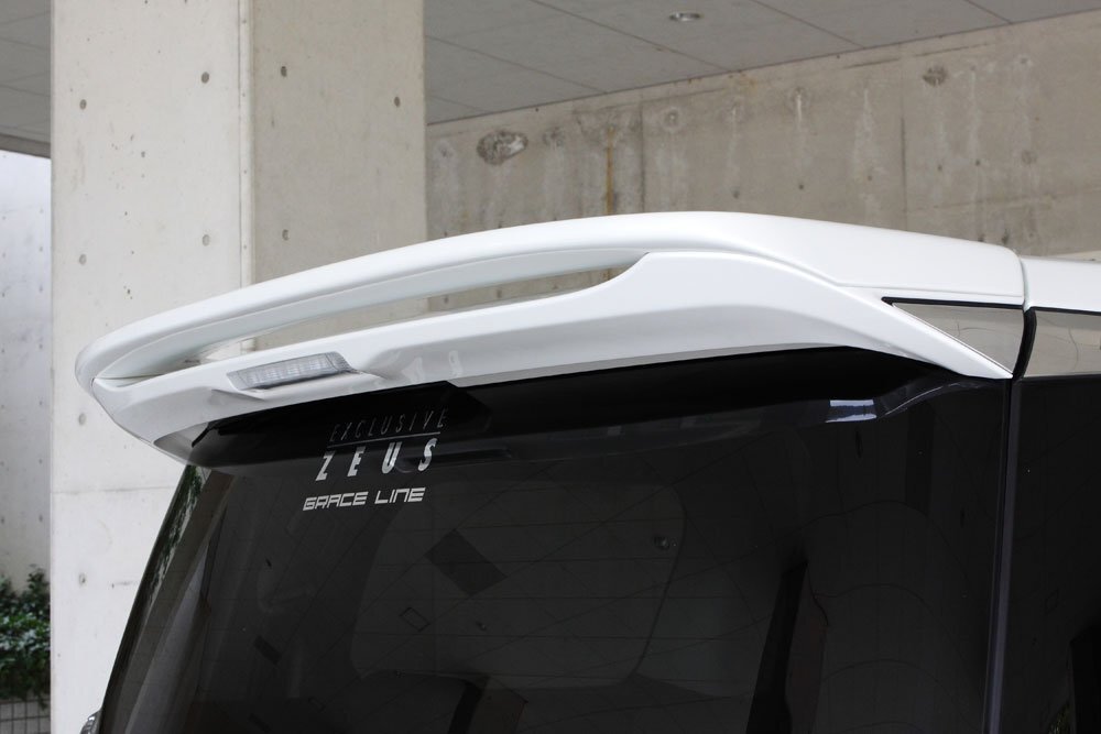 M\'z SPEED リアウイング ブラック (202) FRP ヴェルファイアハイブリッド AYH30W H27.1～H29.12 エグゼクティブラウンジ/V/X MC前