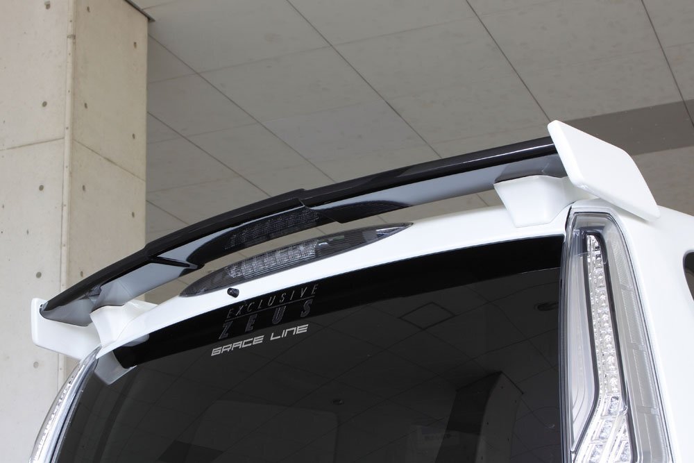 M\'z SPEED リアウイング 未塗装 FRP セレナ FNC26 FNPC26 FPC26 HFC26 H25.12～H28.7 ハイウェイスター MC後