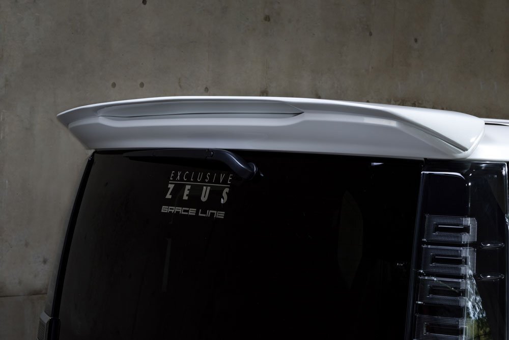 M\'z SPEED リアウイング 未塗装 FRP ヴォクシー ZWR80W H29.8～R3.12 ハイブリッドZS MC後