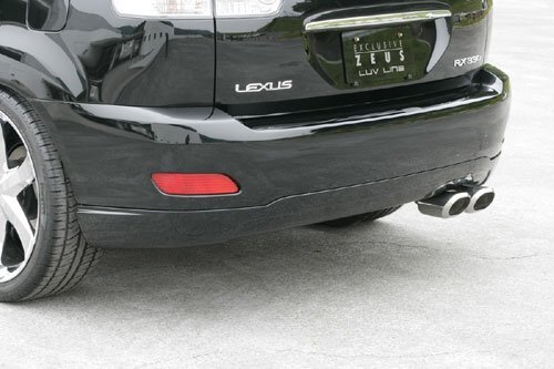 M\'z SPEED リアアンダースポイラー 未塗装 FRP ハリアーハイブリッド MHU38W H17.3～H24.8