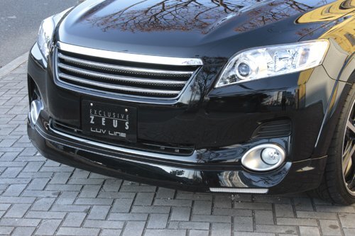 M\'z SPEED フロントハーフスポイラー ホワイトパールクリスタルシャイン (070) FRP ヴァンガード GSA33W H19.8～H22.1 350S MC前