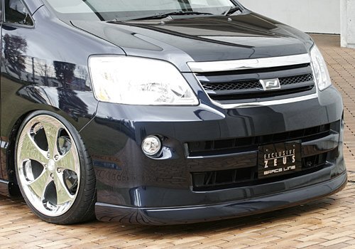 M\'z SPEED フロントハーフスポイラー 未塗装 FRP ノア AZR60G AZR65G H16.8～H19.5 G/X/YY MC後