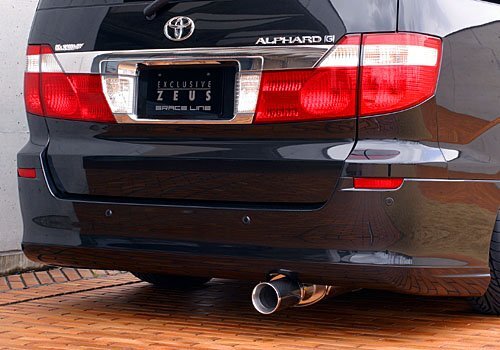 M\'z SPEED リアアンダースポイラー 未塗装 FRP アルファード ANH10W ANH15W MNH10W MNH15W H14.5～H17.3 AX/MX/AX-L/MX-L/MZ MC前