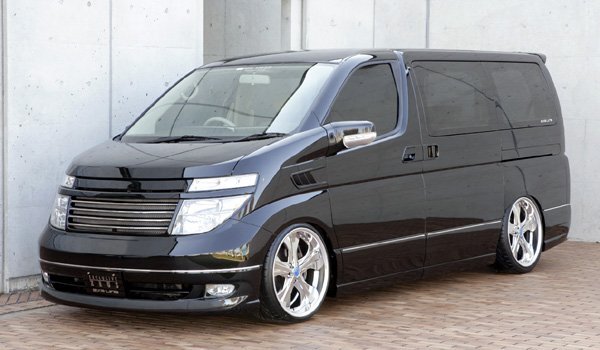 M\'z SPEED 3点キット 未塗装 FRP エルグランド E51 NE51 H14.5～H16.7 MC前