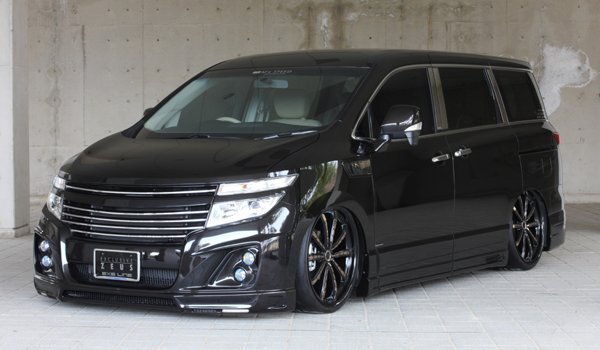 M\'z SPEED 4点キット 未塗装 FRP エルグランド PE52 PNE52 TE52 TNE52 H22.8～H26.3 MC前