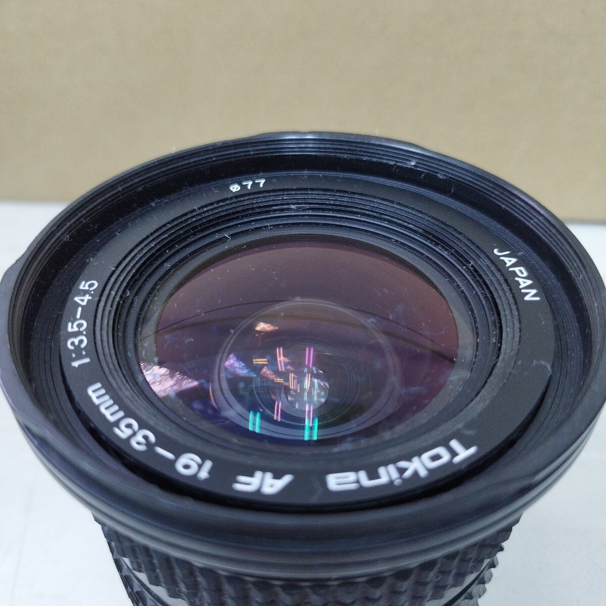 Tokina AF 19 - 35mm 1:3.5-4.5 Φ77 Tokina объектив Canon для не проверка LENS 2647
