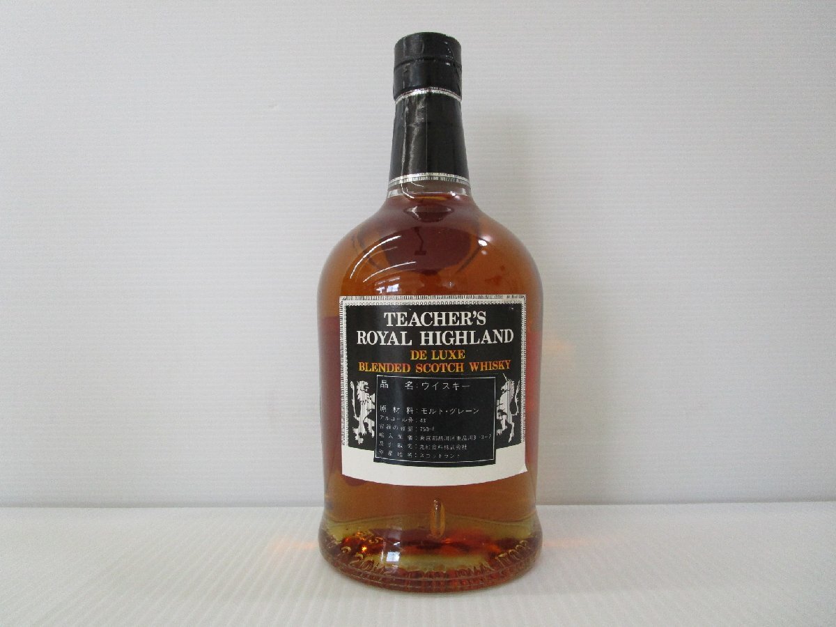 ティーチャーズ 12年 ロイヤル ハイランド デラックス 750ml 43 ティーチャーズ 12年 ロイヤル ハイランド デラックス 750ml 43
