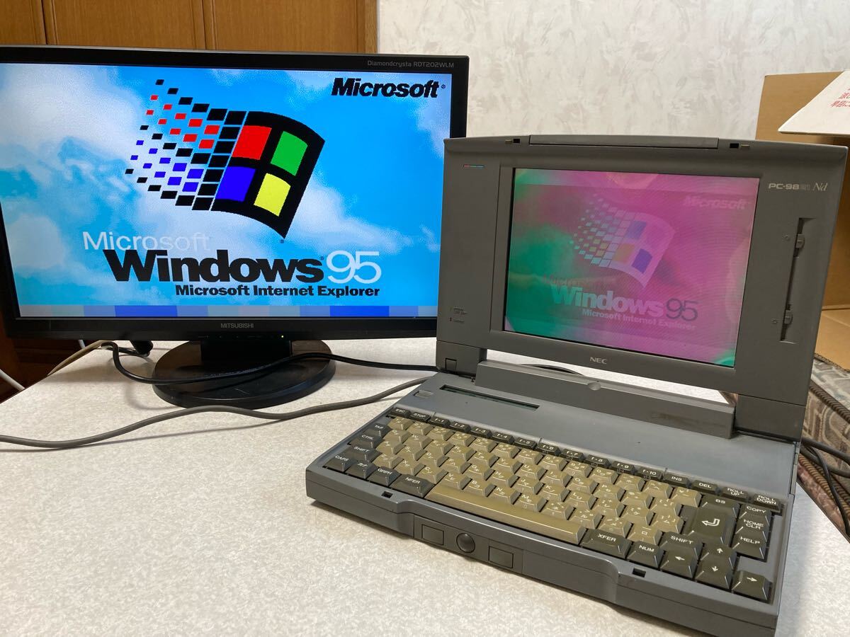 PC-9821Nd メモリ32MB 動作確認済み 液晶不良 Windows95B NEC PC-9821Nd メモリ32MB 動作確認済み 液晶不良 Windows95B NEC