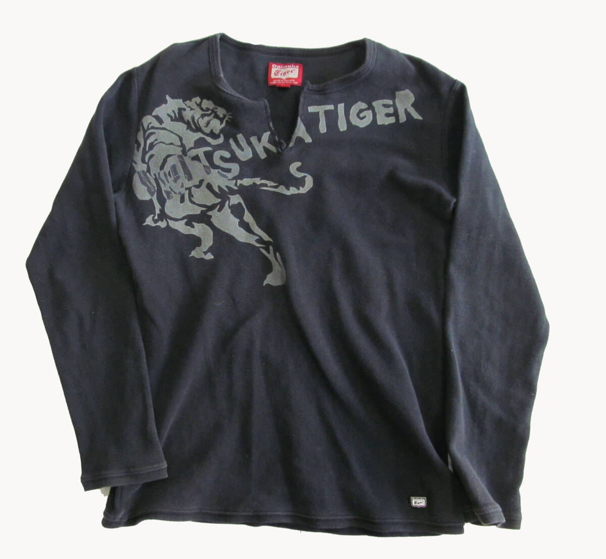 オニツカタイガー 長袖 Tシャツ ロンT XL F09(XLサイズ以上 オニツカタイガー 長袖 Tシャツ ロンT XL F09(XLサイズ以上