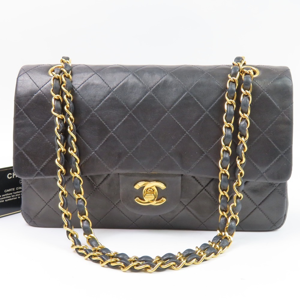 98511☆1円スタート☆CHANEL シャネル 美品 Wフラップ25 98511☆1円スタート☆CHANEL シャネル 美品 Wフラップ25