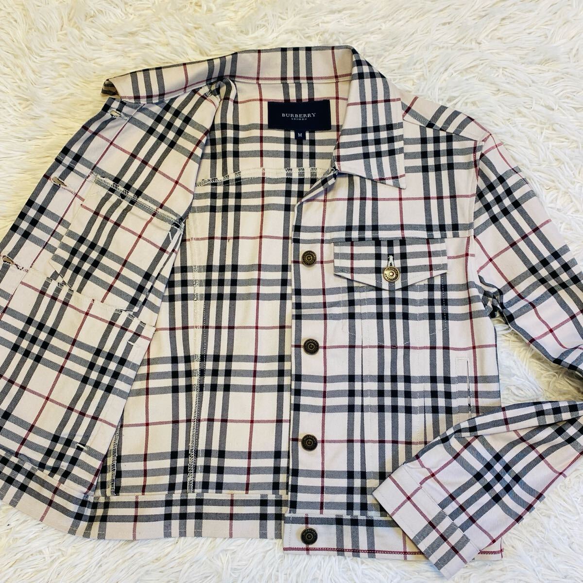 美品】バーバリーロンドンBURBERRY LONDON デニムジャケット G 美品】バーバリーロンドンBURBERRY LONDON デニムジャケット G