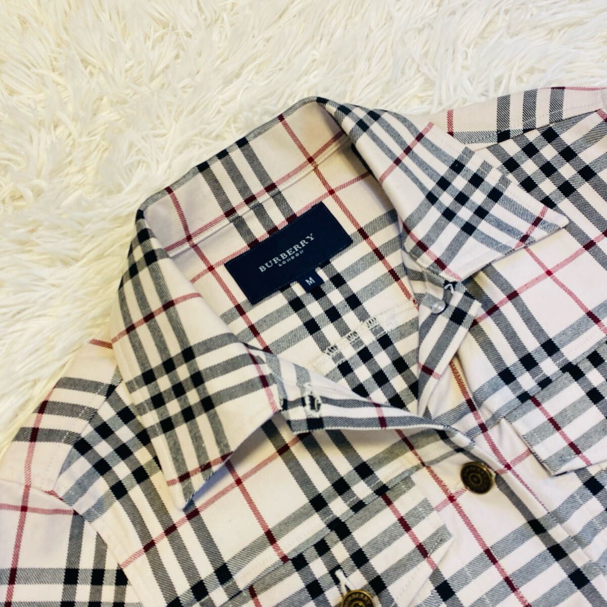 美品】バーバリーロンドンBURBERRY LONDON デニムジャケット G 美品】バーバリーロンドンBURBERRY LONDON デニムジャケット G