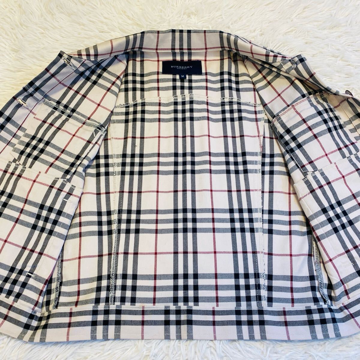 美品】バーバリーロンドンBURBERRY LONDON デニムジャケット G 美品】バーバリーロンドンBURBERRY LONDON デニムジャケット G