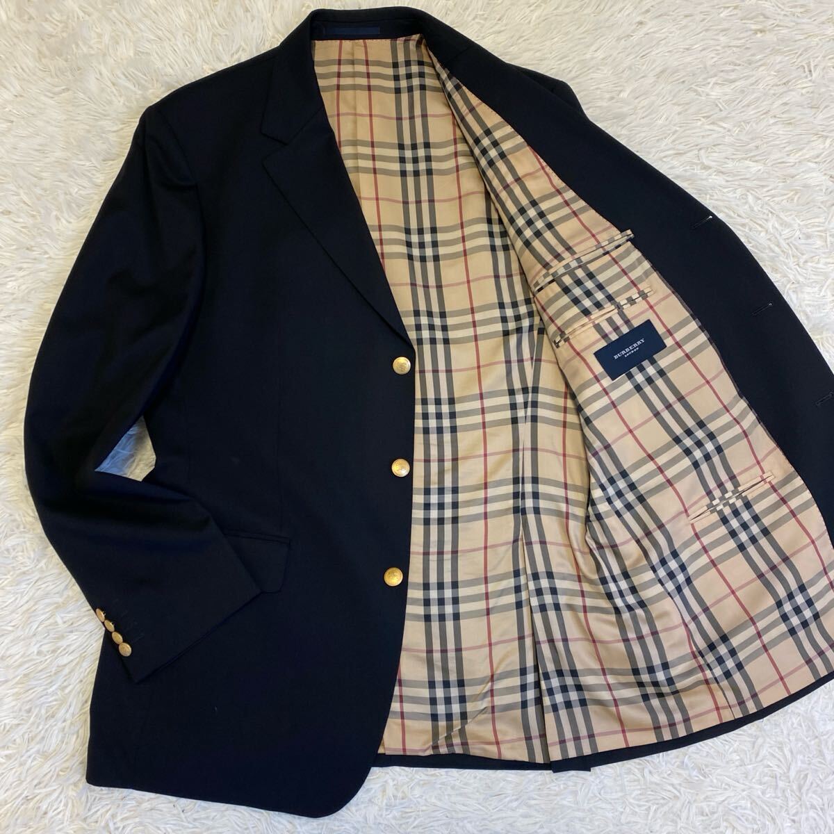 未使用級/希少XL】バーバリーロンドン BURBERRY LONDON Super100 未使用級/希少XL】バーバリーロンドン BURBERRY LONDON Super100