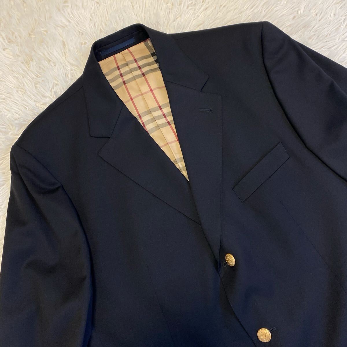 未使用級/希少XL】バーバリーロンドン BURBERRY LONDON Super100 未使用級/希少XL】バーバリーロンドン BURBERRY LONDON Super100