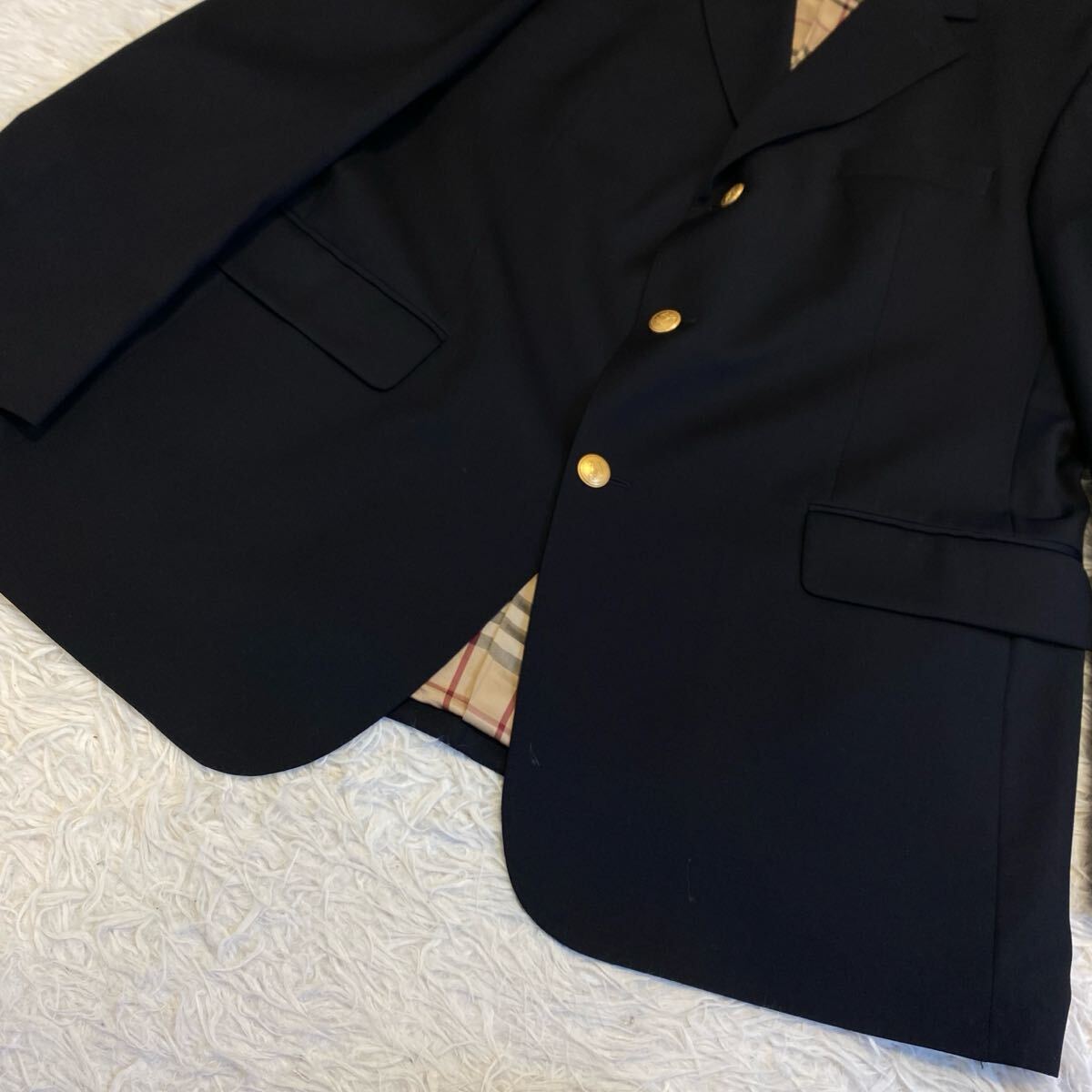 未使用級/希少XL】バーバリーロンドン BURBERRY LONDON Super100 未使用級/希少XL】バーバリーロンドン BURBERRY LONDON Super100