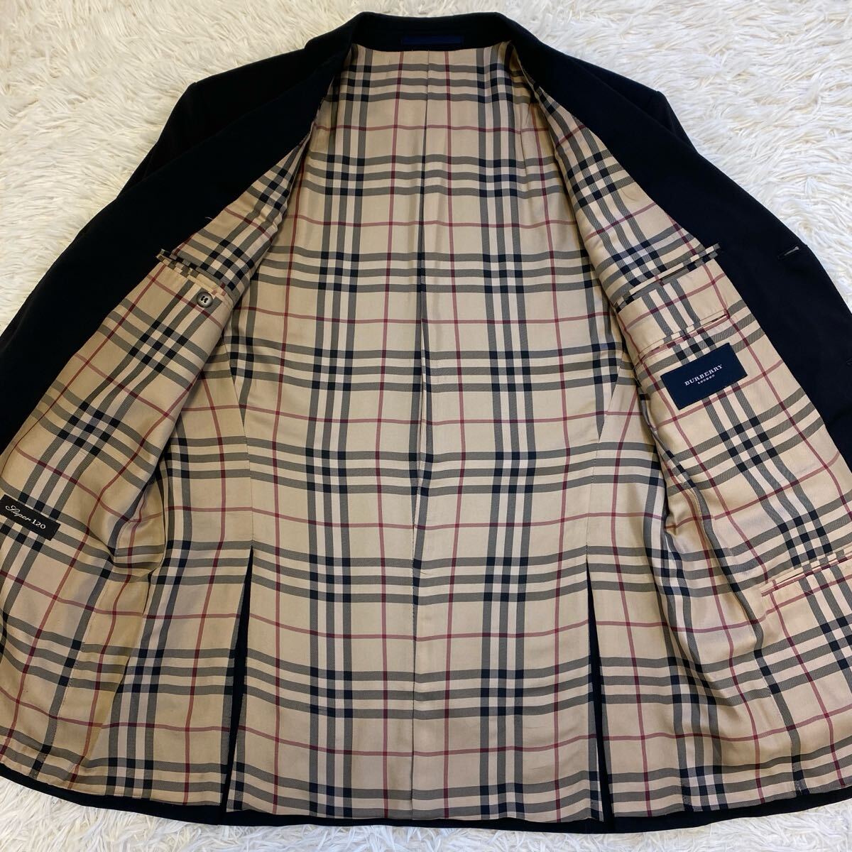 極美品/希少L】バーバリーロンドン BURBERRY LONDON Super120 金 極美品/希少L】バーバリーロンドン BURBERRY LONDON Super120 金