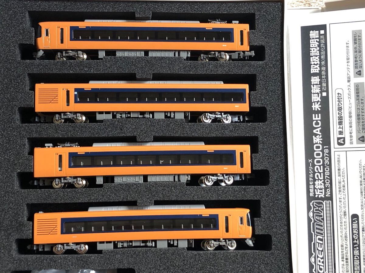 グリーンマックス 30780 近鉄22000系ACE(未更新車) 基本4両 グリーンマックス 30780 近鉄22000系ACE(未更新車) 基本4両