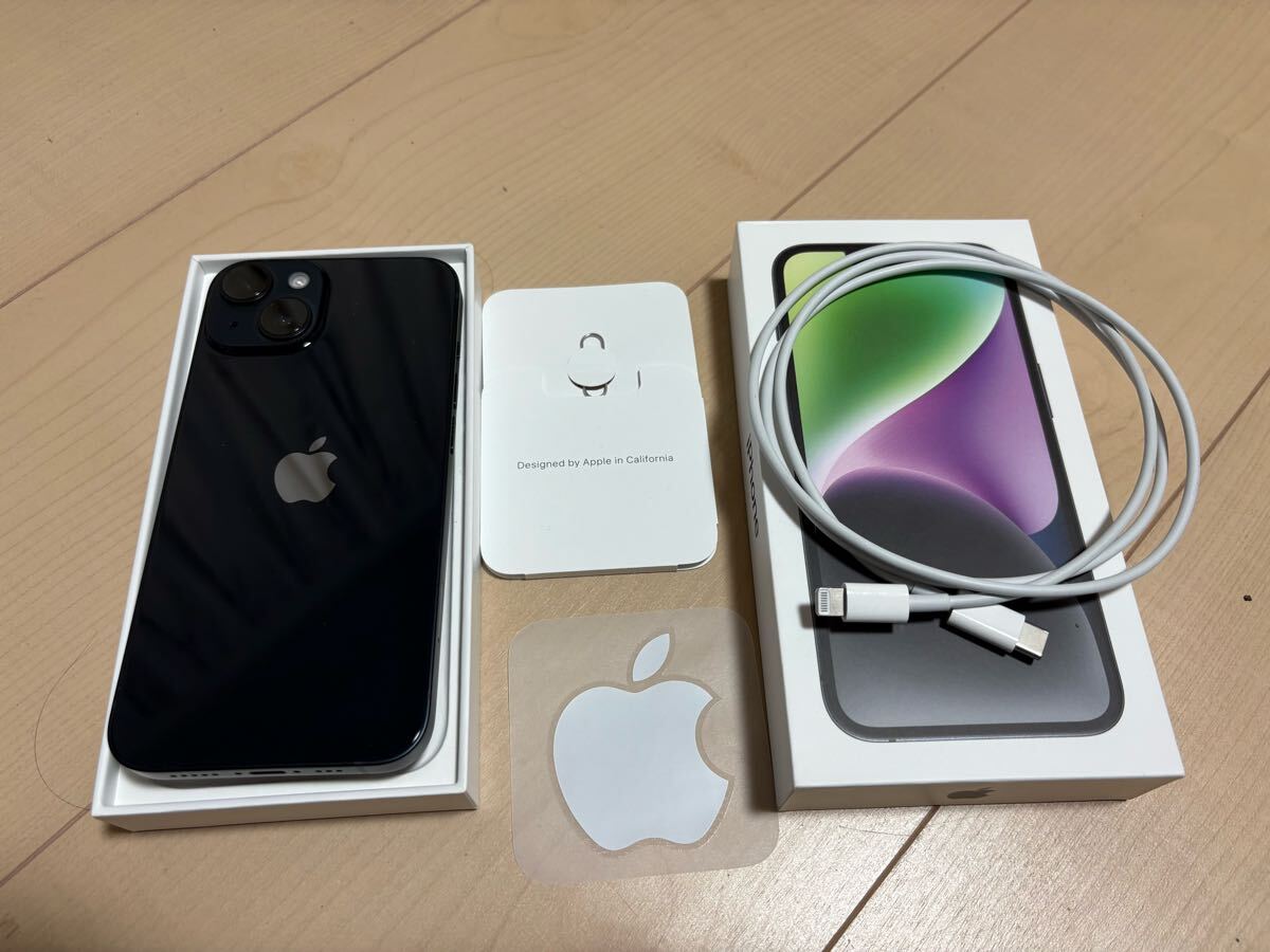 iPhone14 本体 128GB バッテリー容量96% ミッドナイト SIMフリー iPhone14 本体 128GB バッテリー容量96% ミッドナイト SIMフリー