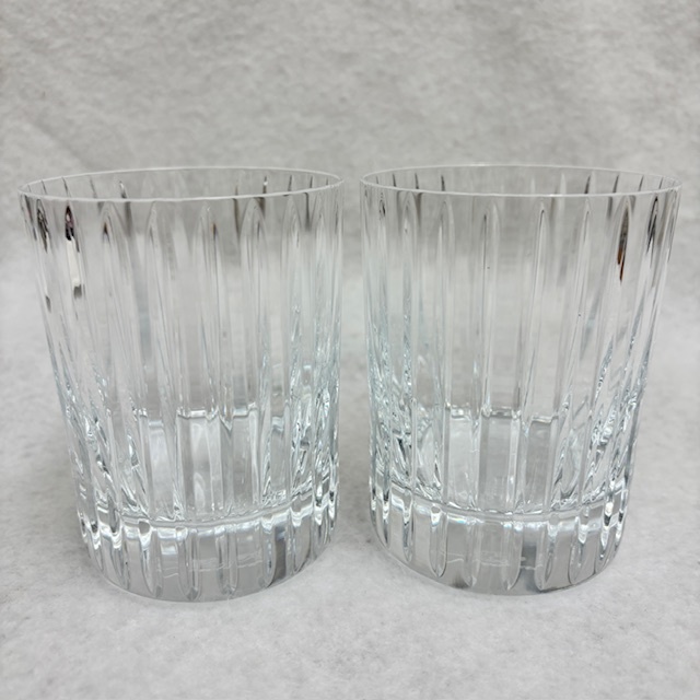 未使用品~ 【ペア】 Baccarat バカラ ハーモニー グラス ロック 未使用品~ 【ペア】 Baccarat バカラ ハーモニー グラス ロック