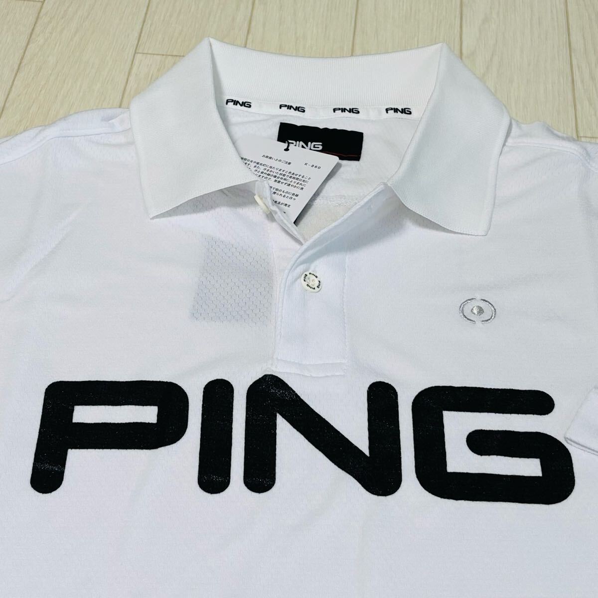 新品☆PING GOLF ピン ゴルフ BIGロゴプリント 吸水速乾 半袖 新品☆PING GOLF ピン ゴルフ BIGロゴプリント 吸水速乾 半袖