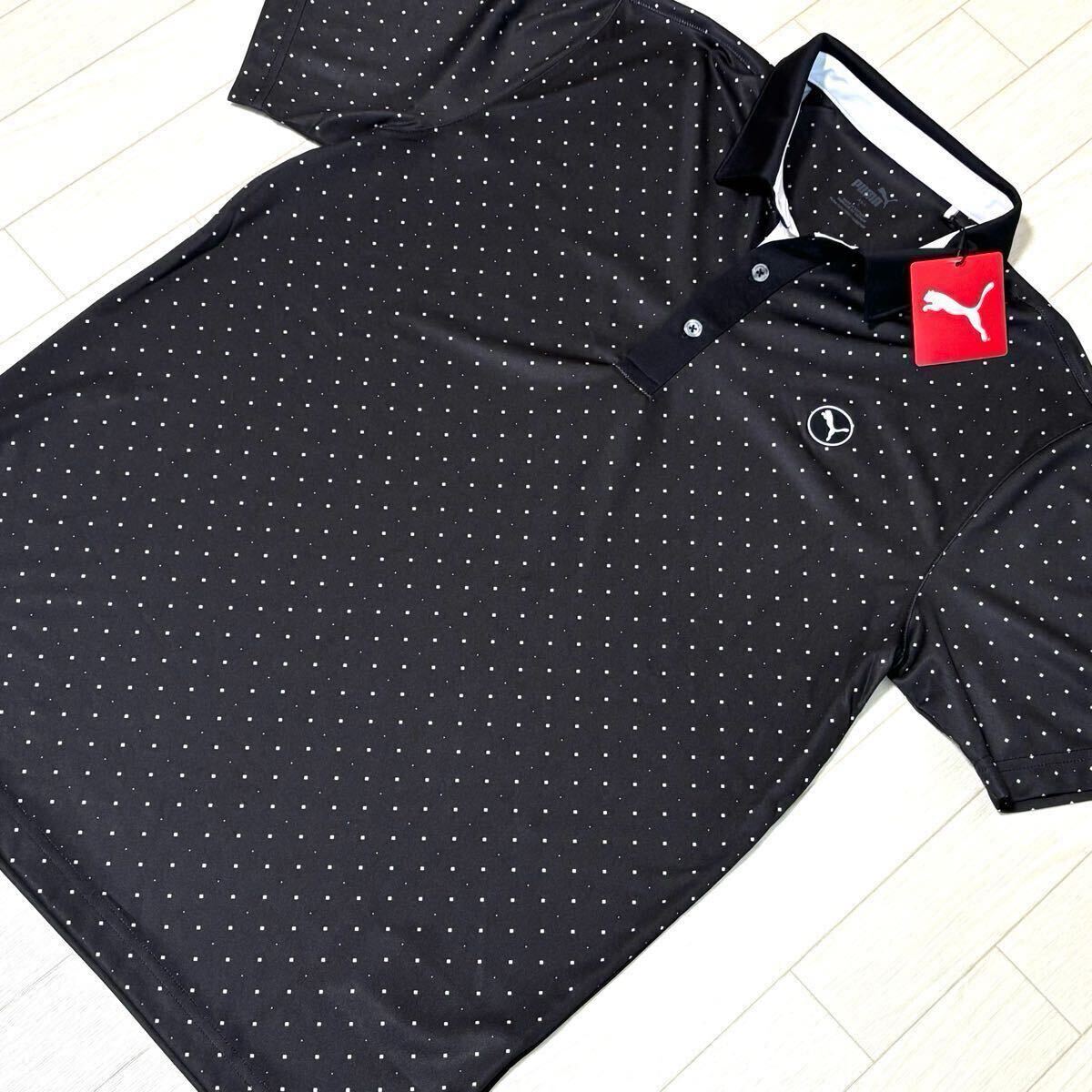 新品☆プーマ ゴルフ PUMA GOLF グラフィックドット柄 吸水速乾 新品☆プーマ ゴルフ PUMA GOLF グラフィックドット柄 吸水速乾