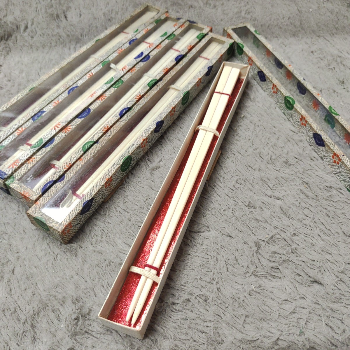 象牙風 箸 5本 まとめ 未使用保管品 M042610(箸)｜売買された