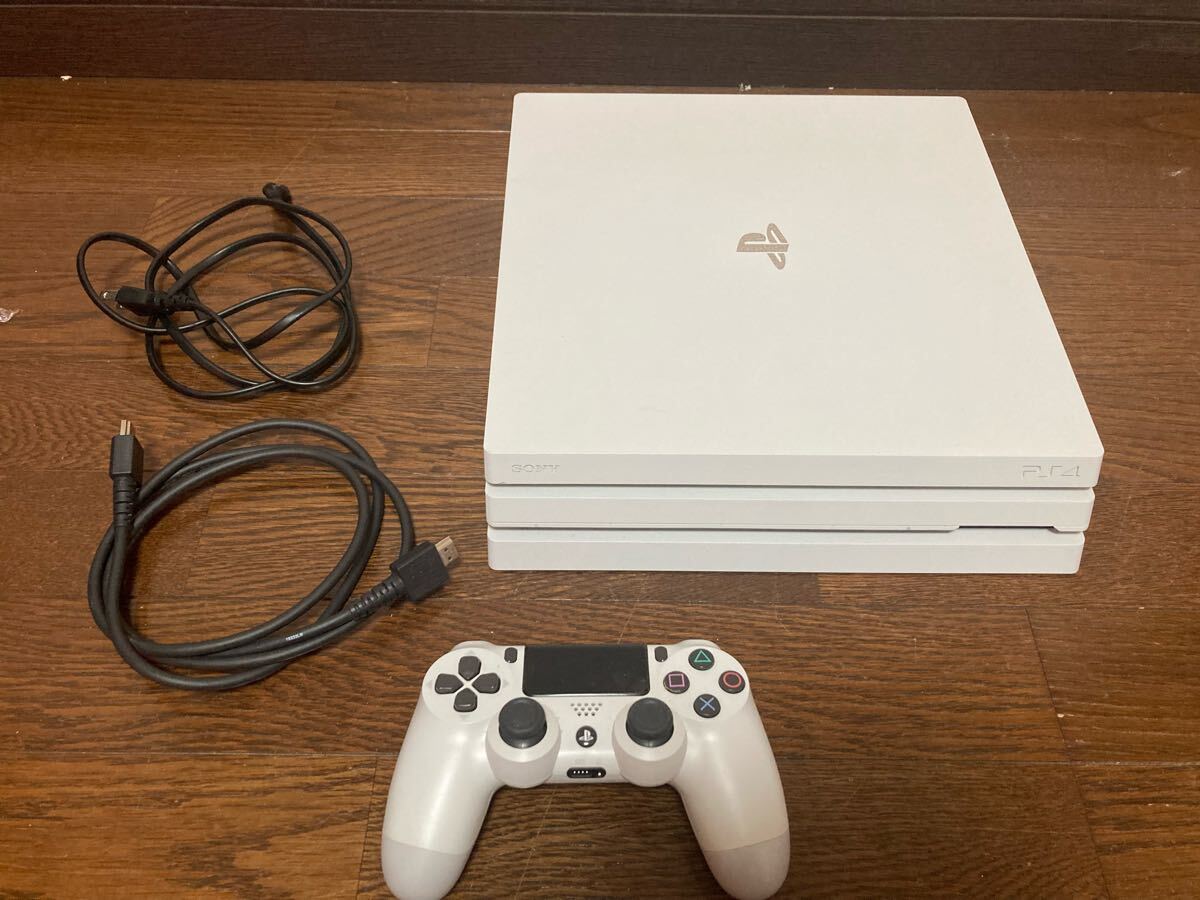 1円 PlayStation4 Pro CUH-7200B PS4 1TB ホワイト 初期化済 1円 PlayStation4 Pro CUH-7200B PS4 1TB ホワイト 初期化済