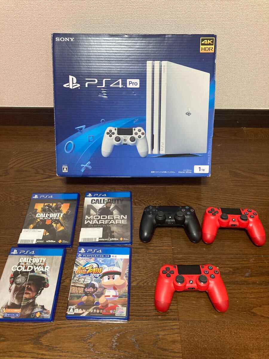 1円 PlayStation4 Pro CUH-7200B PS4 1TB ホワイト 初期化済 1円 PlayStation4 Pro CUH-7200B PS4 1TB ホワイト 初期化済
