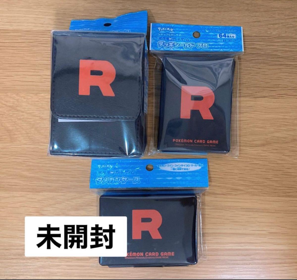 新品未開封 ロケット団 フリップデッキケース シールド ダメカン 新品未開封 ロケット団 フリップデッキケース シールド ダメカン