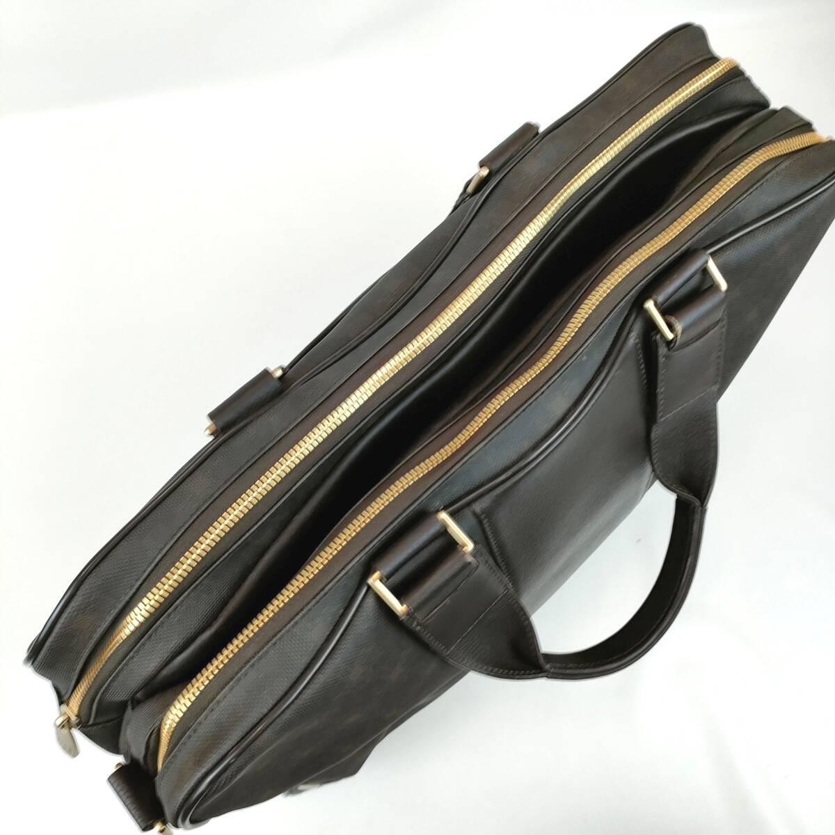 美品 ダンヒル dunhill ビジネスバッグ レザー PVC ブリーフ 美品 ダンヒル dunhill ビジネスバッグ レザー PVC ブリーフ