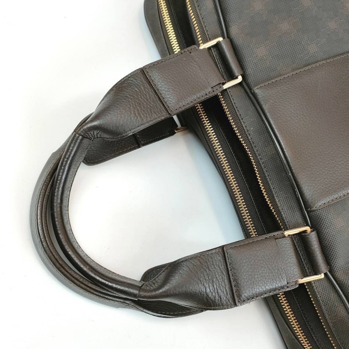 美品 ダンヒル dunhill ビジネスバッグ レザー PVC ブリーフ 美品 ダンヒル dunhill ビジネスバッグ レザー PVC ブリーフ